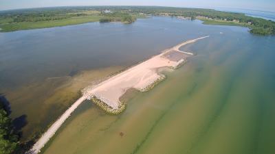 Aerial view of Braddock Bay