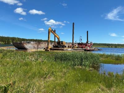 Dredging at the Lake Linden Recreation Area began the week of June 18, 2026.