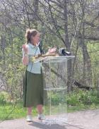 U.S. Environmental Protection Agency Region 5 Administrator Anne Vogel speaks on the project’s success at the celebration event on May 5, 2026.